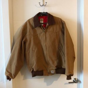 Men’s Large Carhartt Jacket with Fleece Interior
